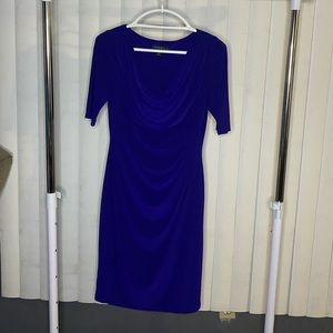 Like new Ralph Lauren blue bodycon dress size 8